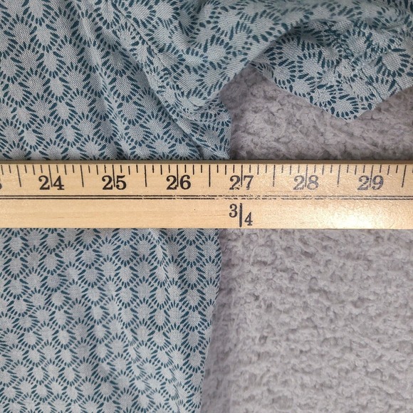 Eddie Bauer Shirt Mens XXL Blue Green Classic Fit Button Down Short Sleeve - Picture 11 of 13
